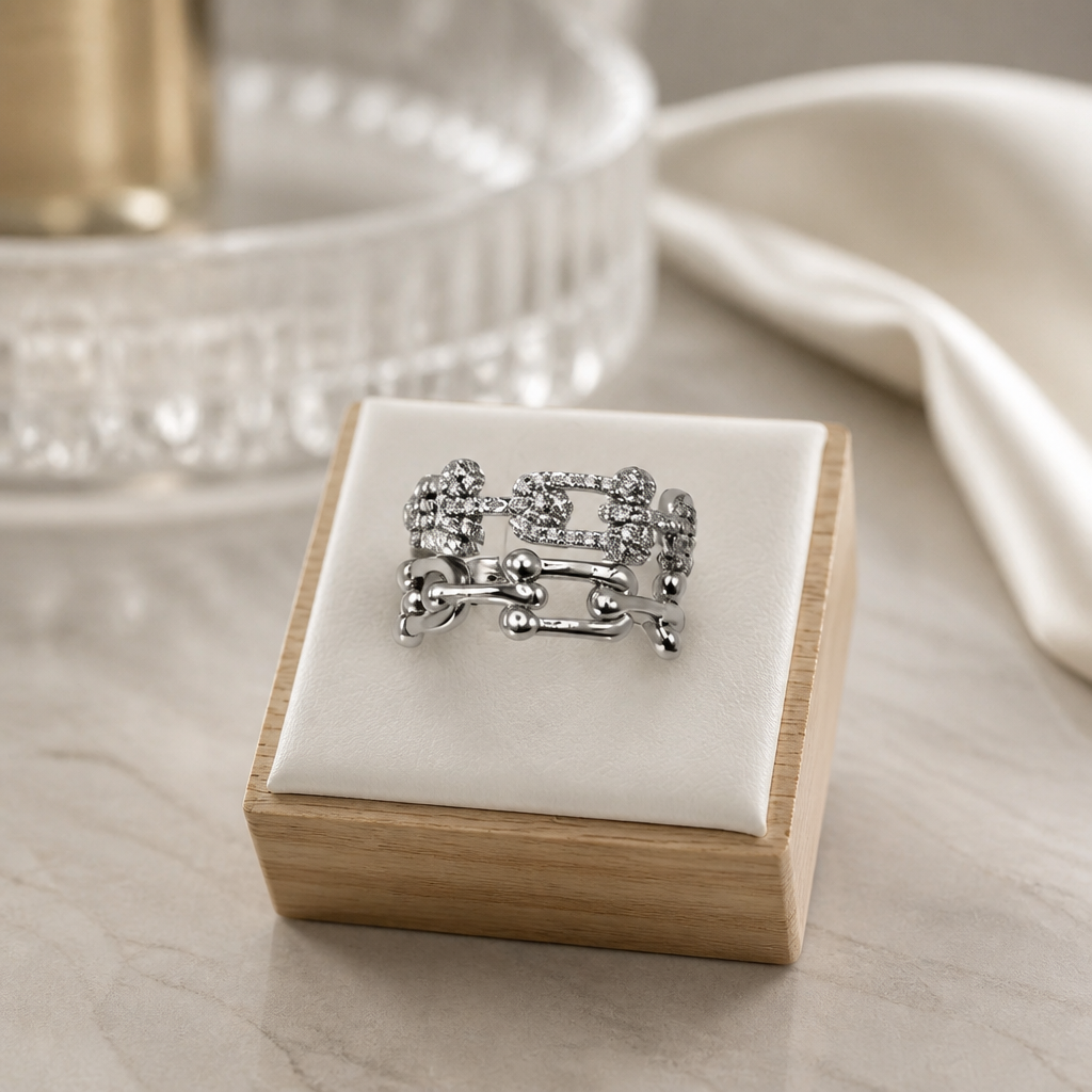 Silver Double Chain Baker
