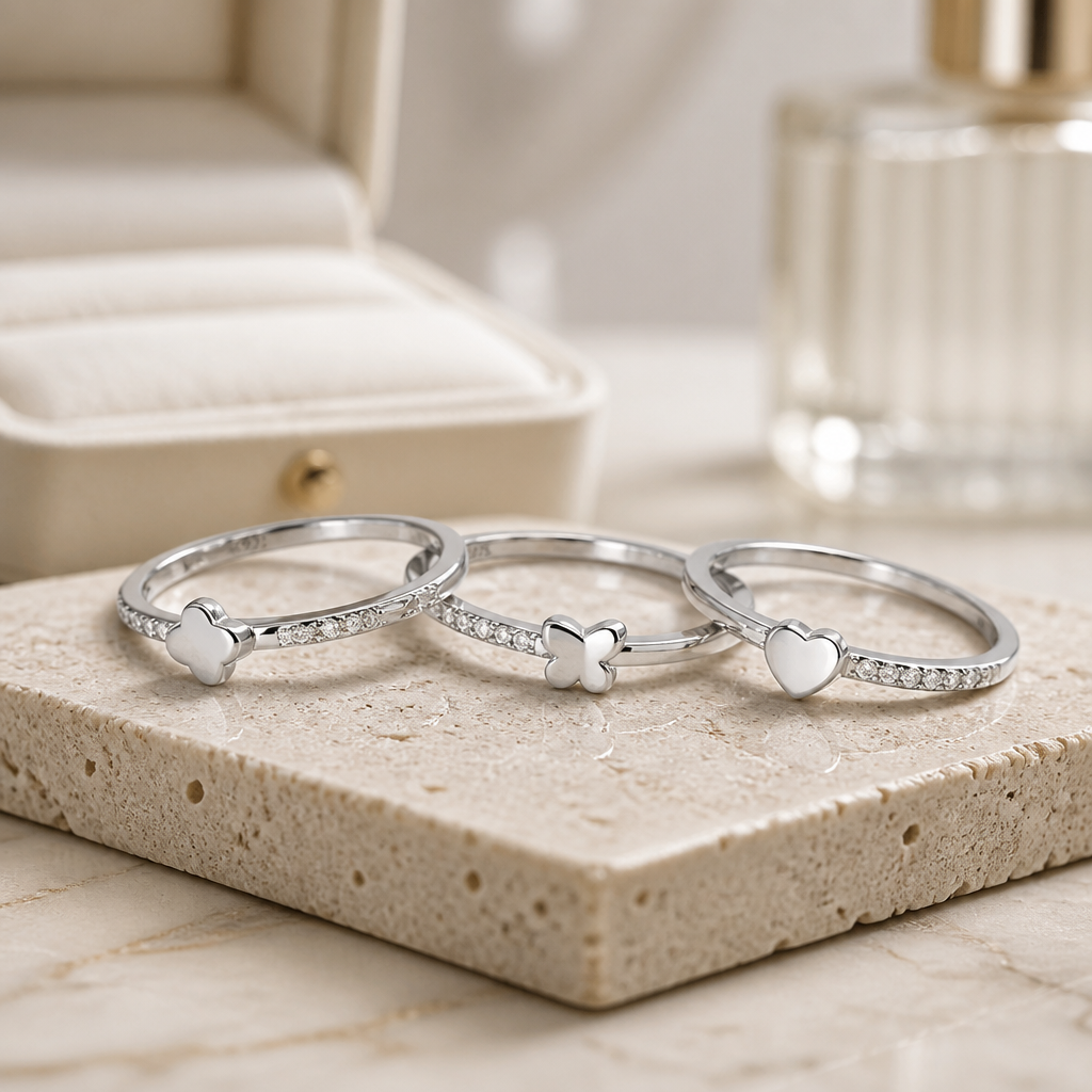 3 Pieces Set Rings