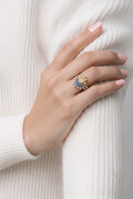 celestial sun & moon ring set