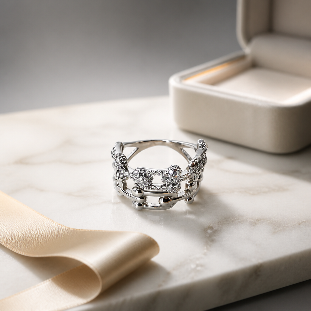 Silver Double Chain Baker