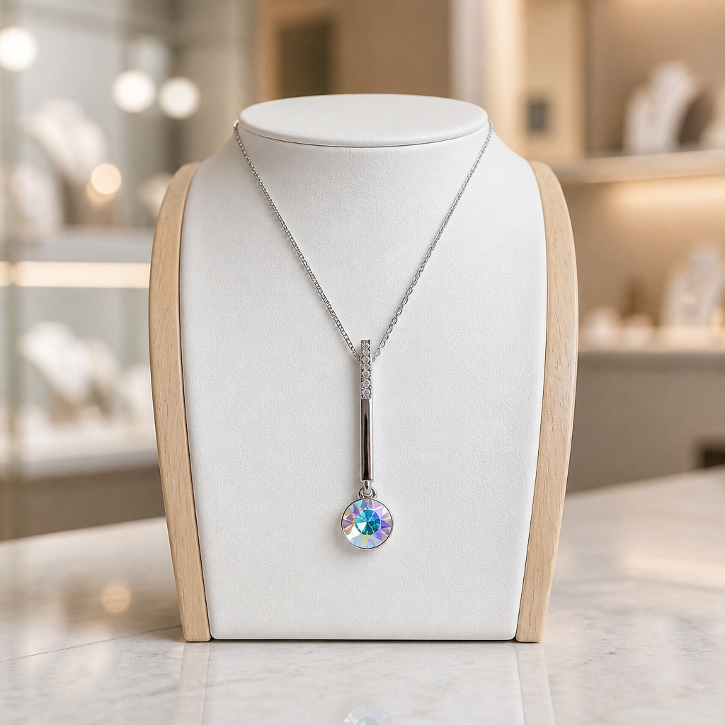Vertical Drop Bar Necklace
