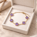 Crystal Flower Charm