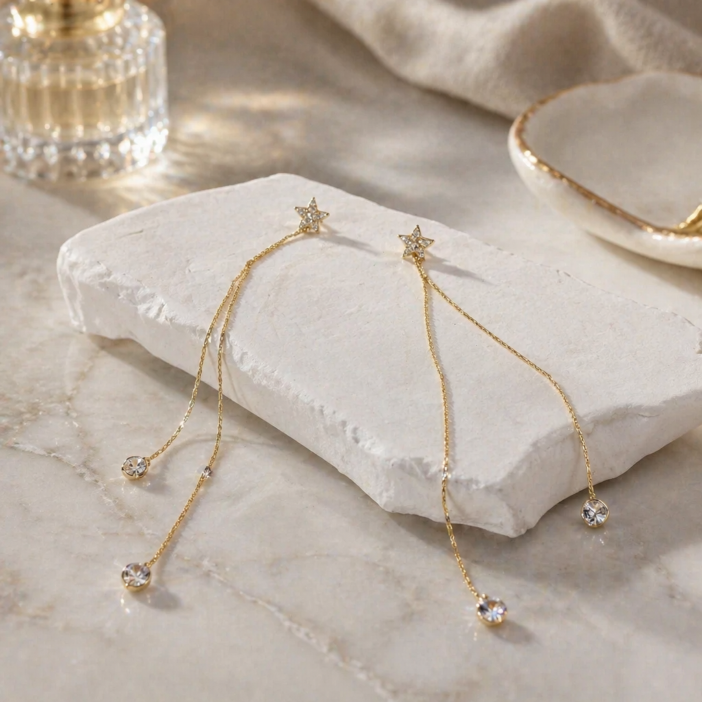 Threader Earrings Drop