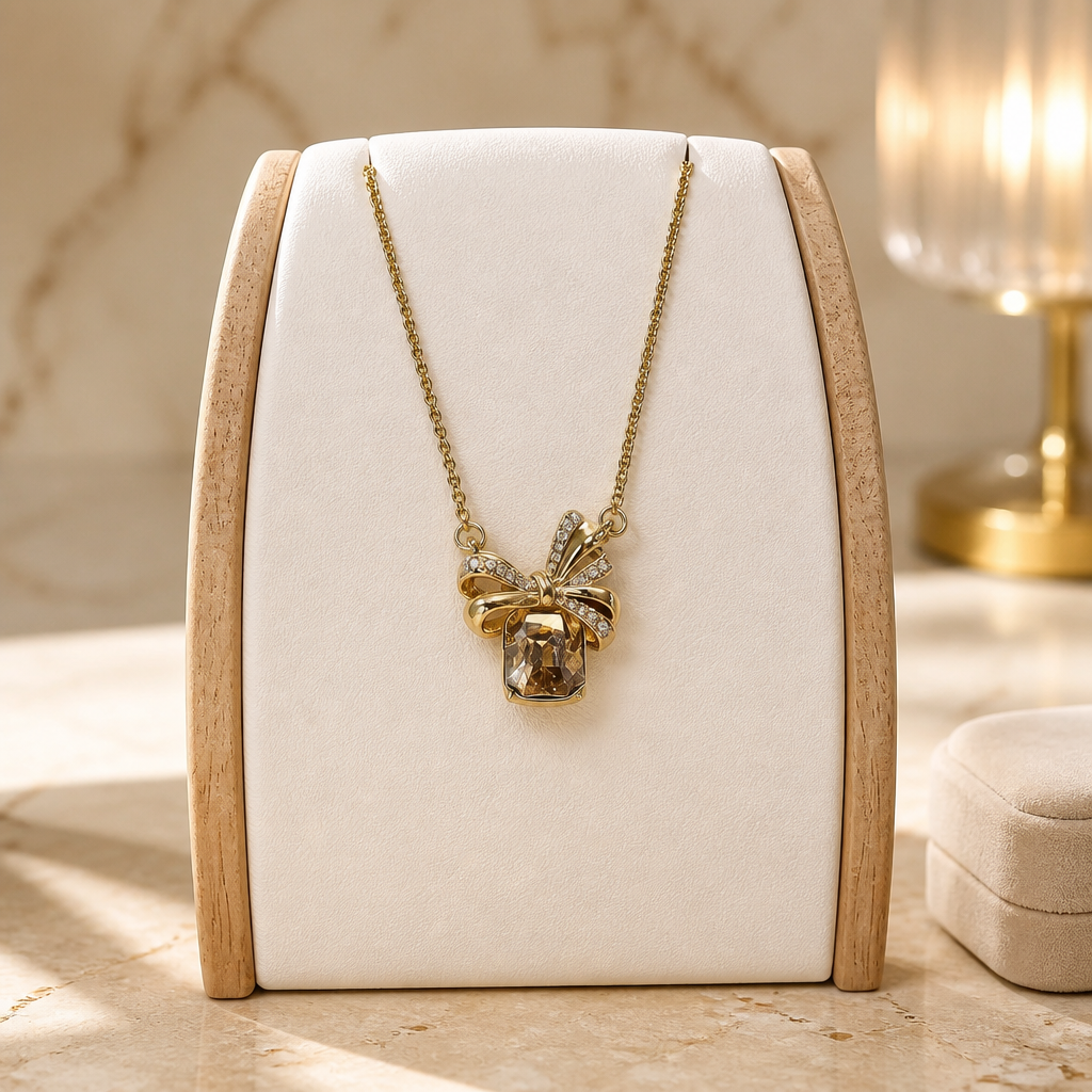 Gold Rhinestone Necklace