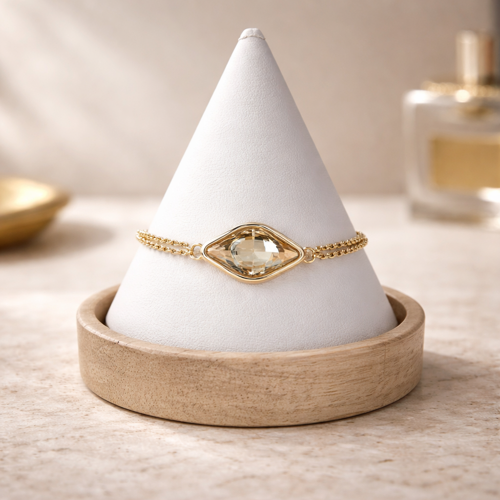 Golden Diamond Bracelet