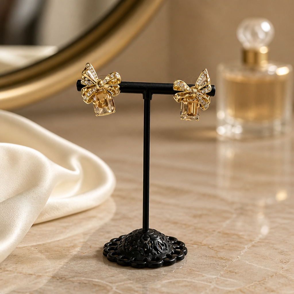 Vintage Rhinestone Drop